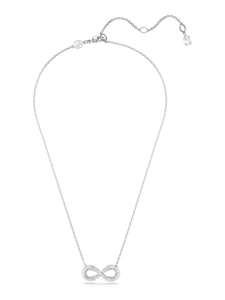 Naszyjnik Swarovski szary