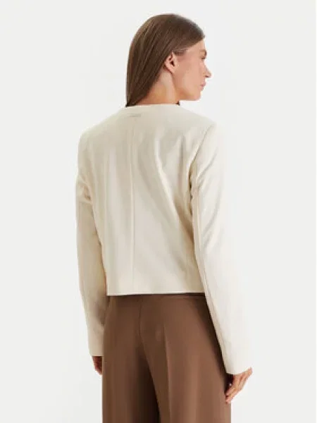 Calvin Klein Švarkas Lux Crepe Lady geltona