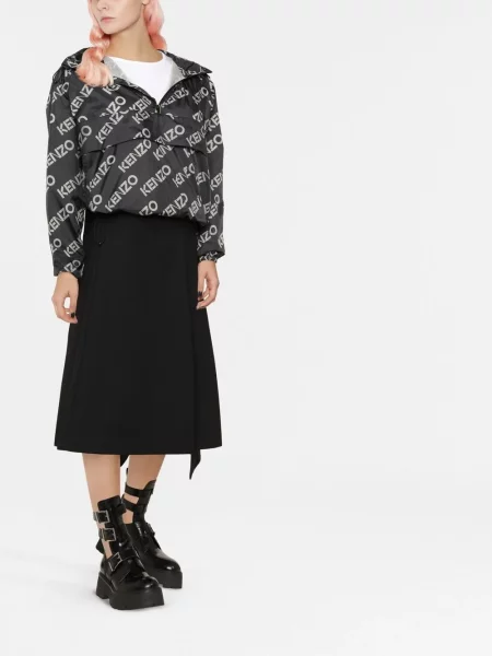 Raštuotas striukė Kenzo juoda