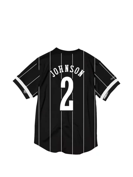 Tricou Mitchell & Ness cu decolteu rotund negru