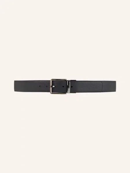 Zegna Skórzany Dwustronny braun czarny