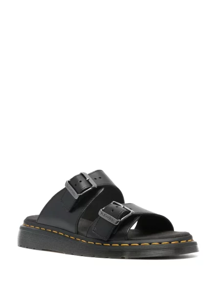 Iš natūralios odos sandalai Dr. Martens juoda