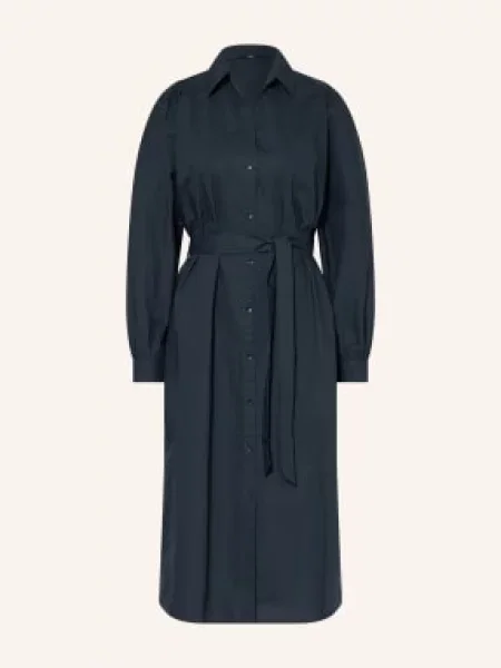 Lanius Sukienka Koszulowa blau granatowa