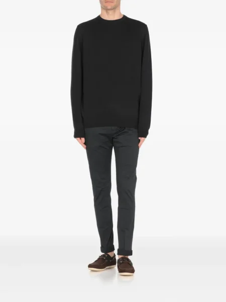 Pulover Barbour cu broderie negru