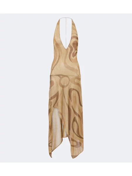 Rochie midi Pucci asimetrică