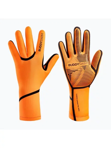 Rękawice neoprenowe BuddySwim Trilaminate Warmth mm orange czarne