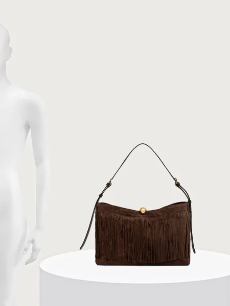 Furla сумочка замшева
