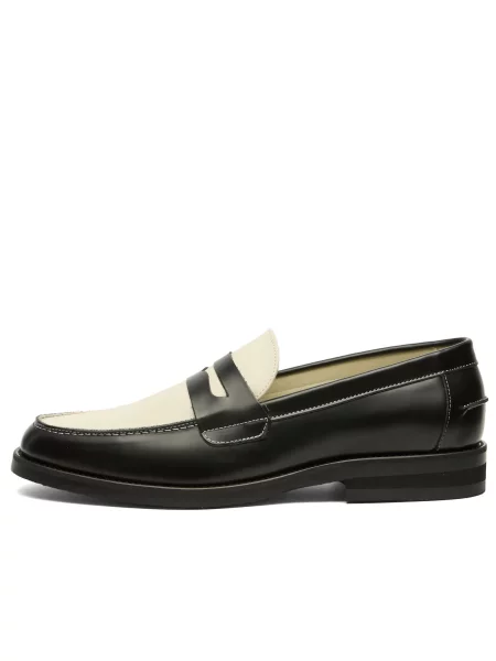 Loafersy Duke + Dexter białe