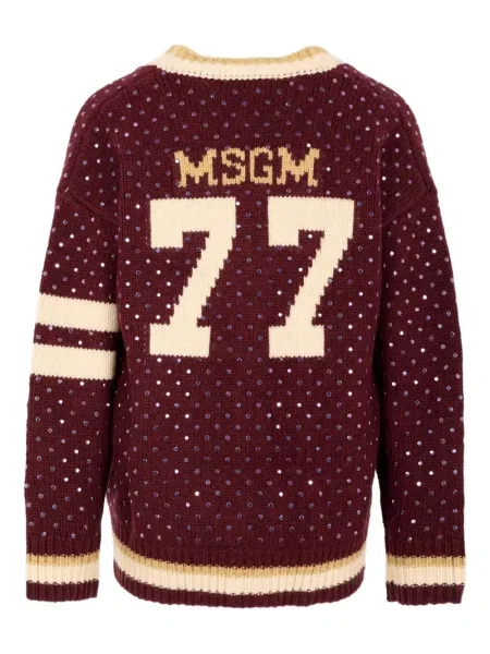 Kardigan dziecięcy Msgm czerwony