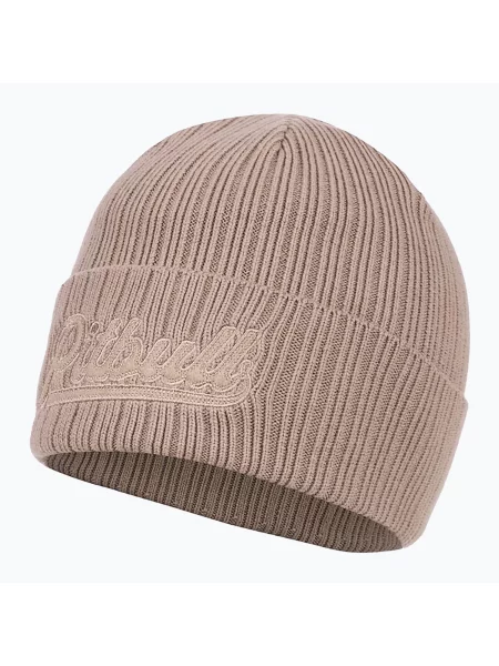 Zimní čepice Pitbull Beanie Silvas Angel sand béžový