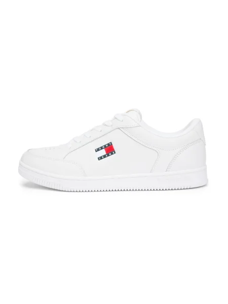 Tommy Jeans Sportbačiai be auliuko tamsiai mėlyna jūros / raudona balta