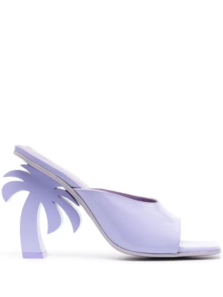Pantofi cu toc Palm Angels violet