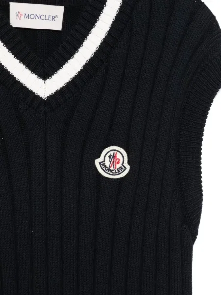 Dětska vesta Moncler Enfant modrá
