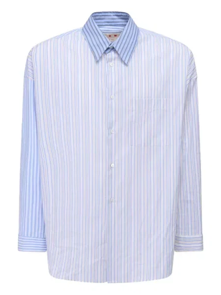 Pruhovaná košile Marni modrá