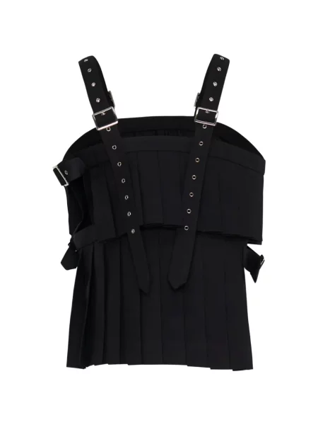 Remenčić top Noir Kei Ninomiya sa kopčom crna