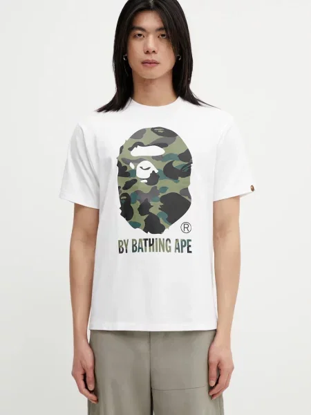 Majica A Bathing Ape Camo bijela