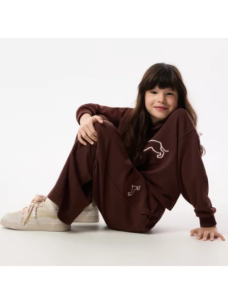 Dětska mikina Reserved hnědá