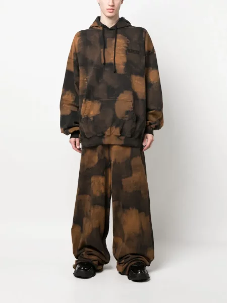 Hanorac cu glugă Vetements maro