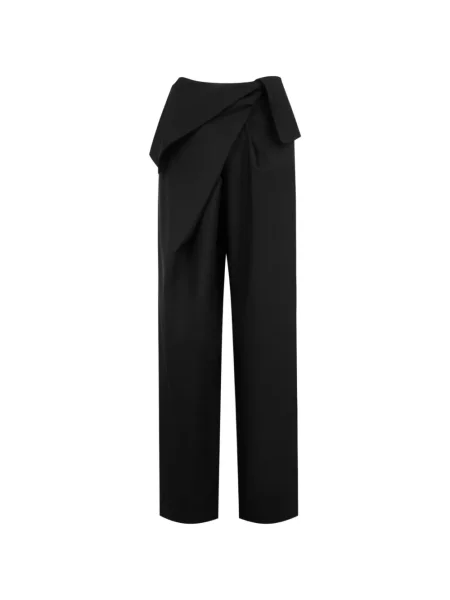 Pantaloni Loewe drapate negru