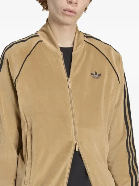 Pantaloni Adidas cu autograf alb