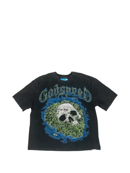 Tricou Godspeed cu imagine negru