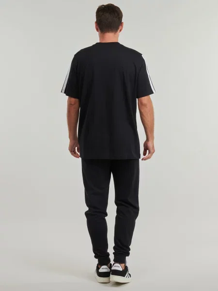 Prugasta majica Adidas crna