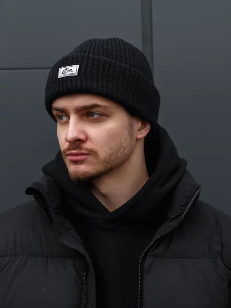 Шапка Without черная