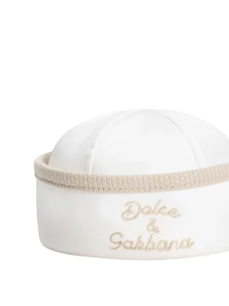 Dětska kšiltovka Dolce & Gabbana bílá