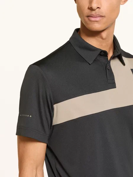 J.Lindeberg Jerseyové Polokošile / khaki černá