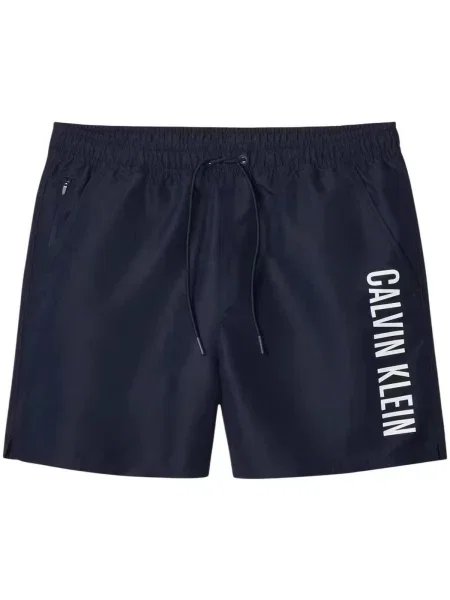 Vezica za zatezanje hlače Calvin Klein Swimwear crna