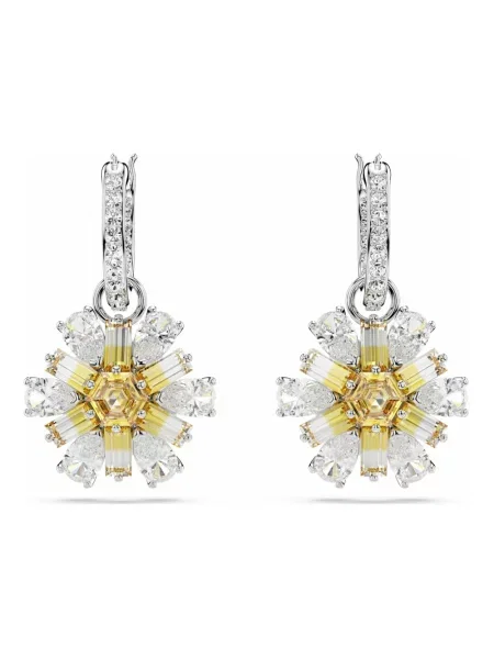 Kolczyki Swarovski szare