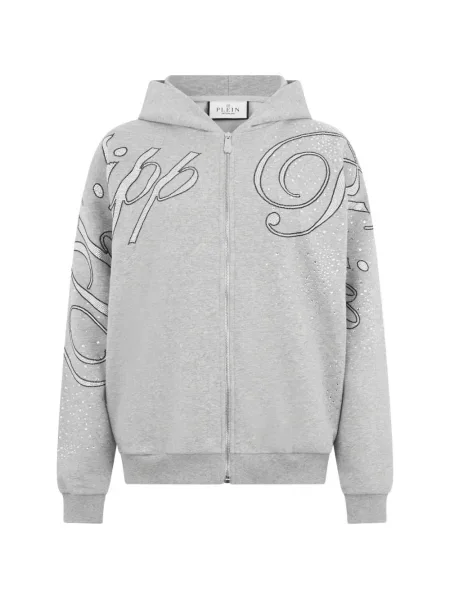 Hanorac cu glugă Philipp Plein gri
