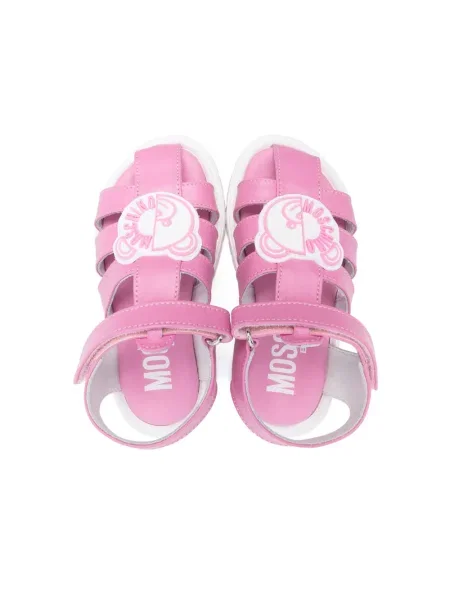 Sandały dziecięce Moschino różowe