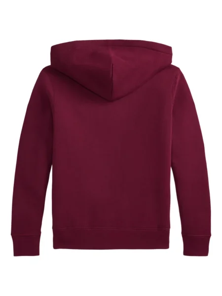 Bluza z kapturem dziecięca Polo Ralph Lauren czerwona