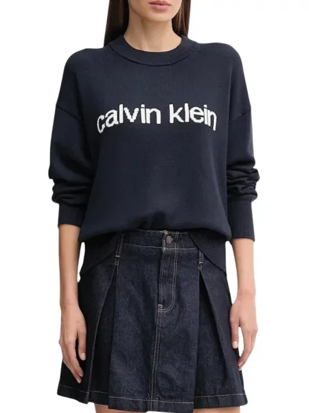 Pulover Calvin Klein modra