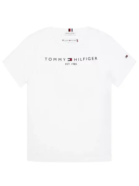 Dětské tričko Tommy Hilfiger bílé
