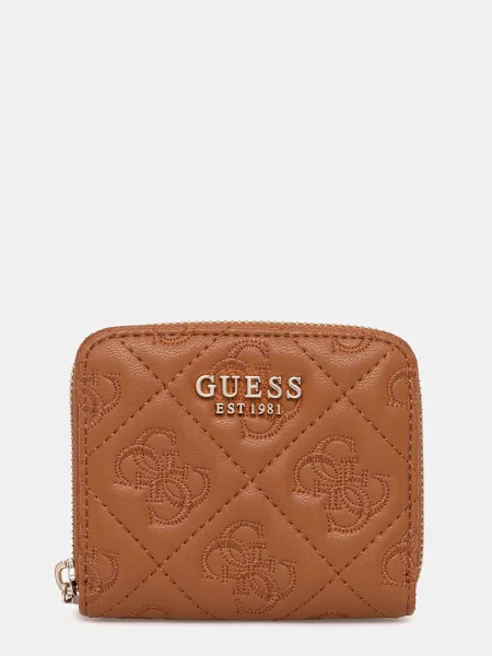Портмоне Guess ADELASIA кафяво