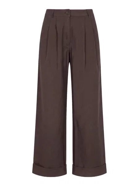 Studioselect Pantaloni cutați Rory bordeaux roșu