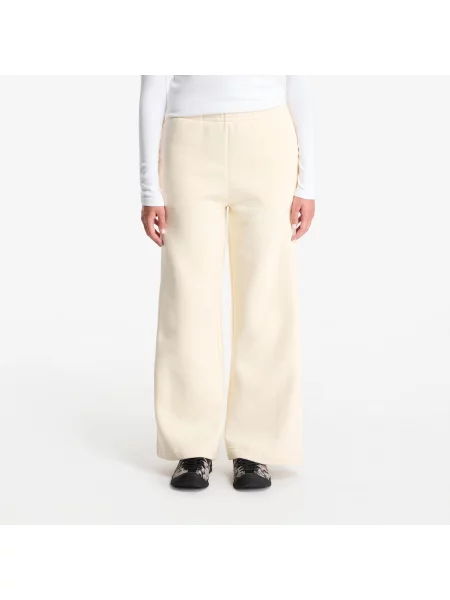 Потници Urban Classics Ladies Fluffy Wideleg Trackpants White Sand S бяло