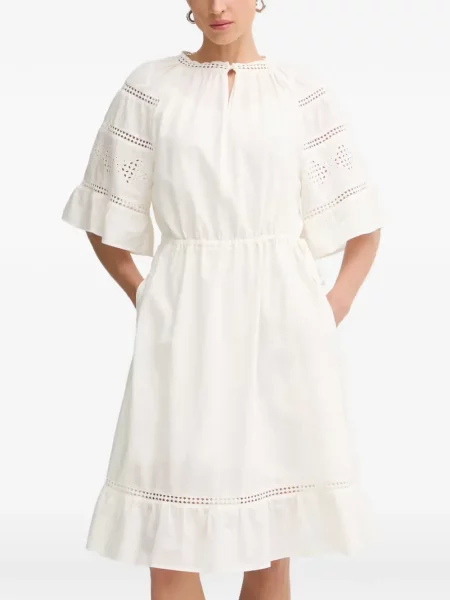 Rochie mini Marc O'polo cu broderie alb