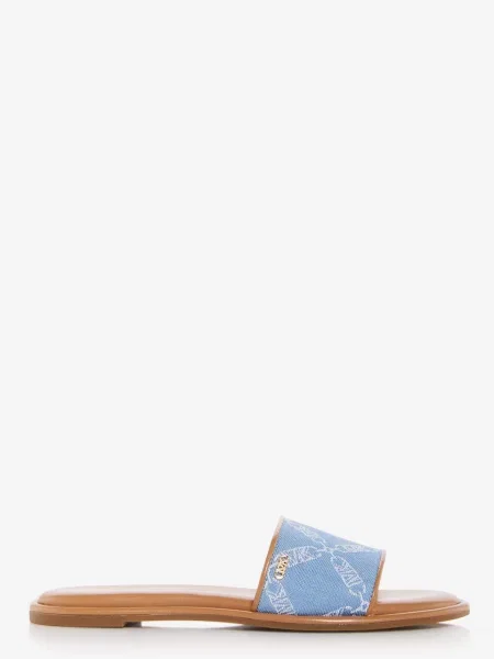 Шльопанці Michael Kors блакитні