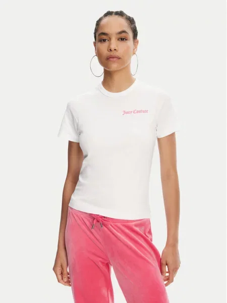 Juicy Couture T-Shirt La Beach biały