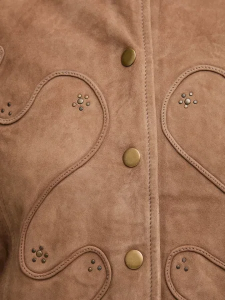 Замшева куртка Hoss Intropia демісезонна коричневий