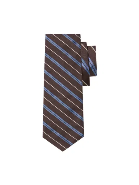 Krawat Brooks Brothers brązowy
