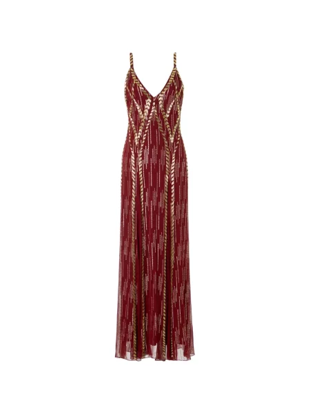 Rochie maxi Temperley London roșu