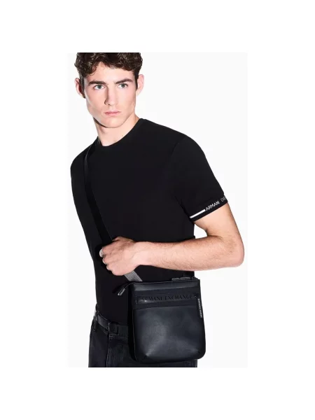 ARMANI EXCHANGE Geantă de umăr negru