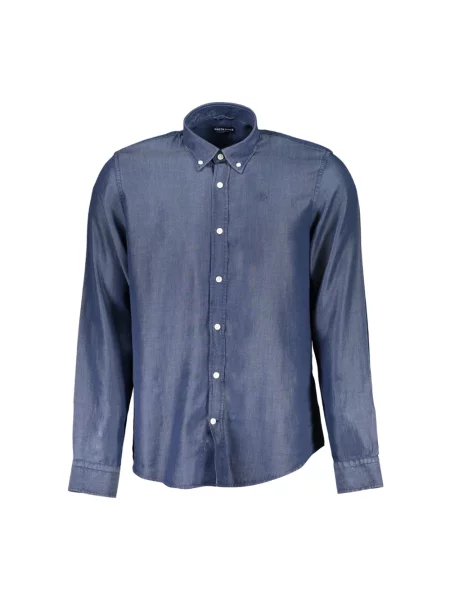 Koszula North Sails z lyocellu niebieska