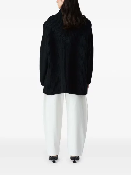 Pulover Vera Wang de lână negru