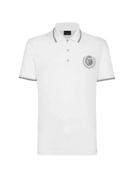 Tricou polo Billionaire alb
