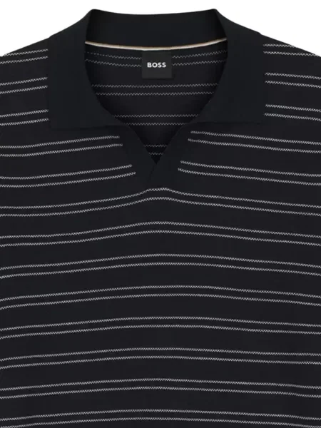 Tricou Boss cu dungi albastru